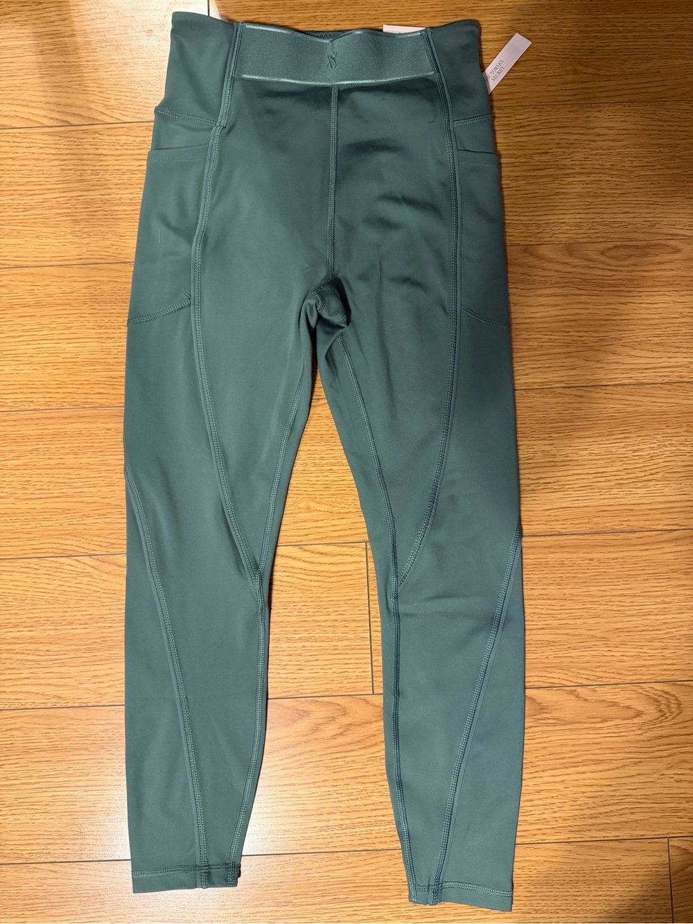 🆕NWT Victoria's Secret Forest Green Women’s Small Petite Leggings